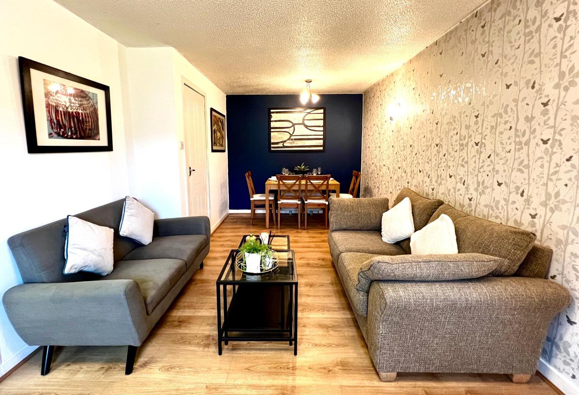 Ground Floor Flat With Free Parking & Wifi Apartment Глазгоу Екстериор снимка