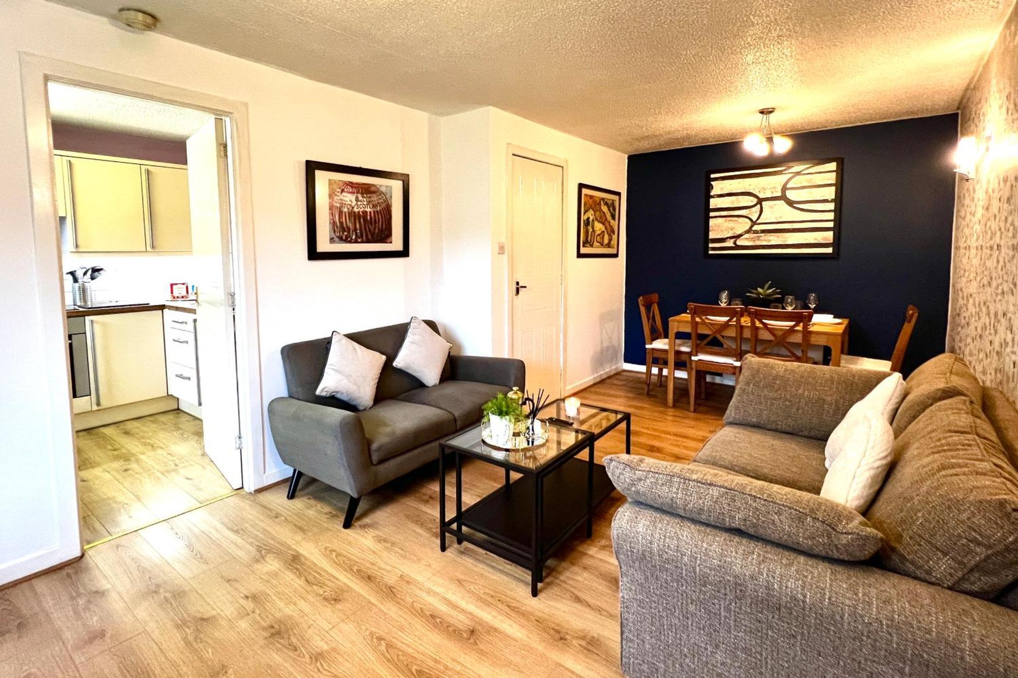 Ground Floor Flat With Free Parking & Wifi Apartment Глазгоу Екстериор снимка